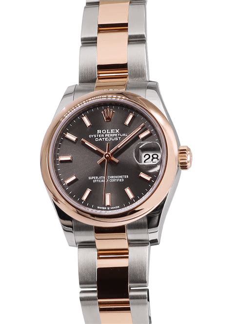 rolex datejust 31 everose rolesor